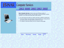 Tablet Screenshot of binarservices.com